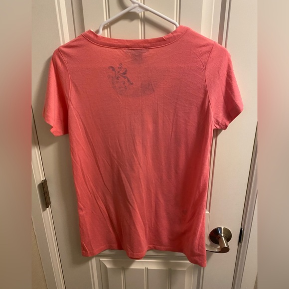 Project L Top Pink Sublimation Blouse Large Shirt Lg Floral - Picture 6 of 6